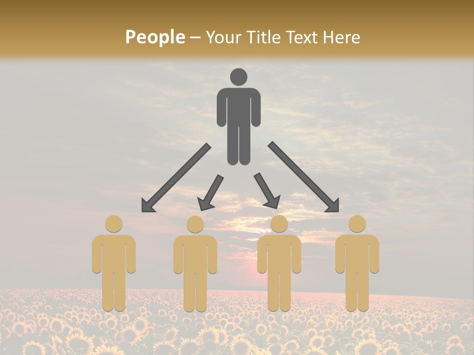 Light Dramatic Leaf PowerPoint Template