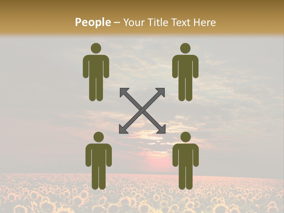 Light Dramatic Leaf PowerPoint Template