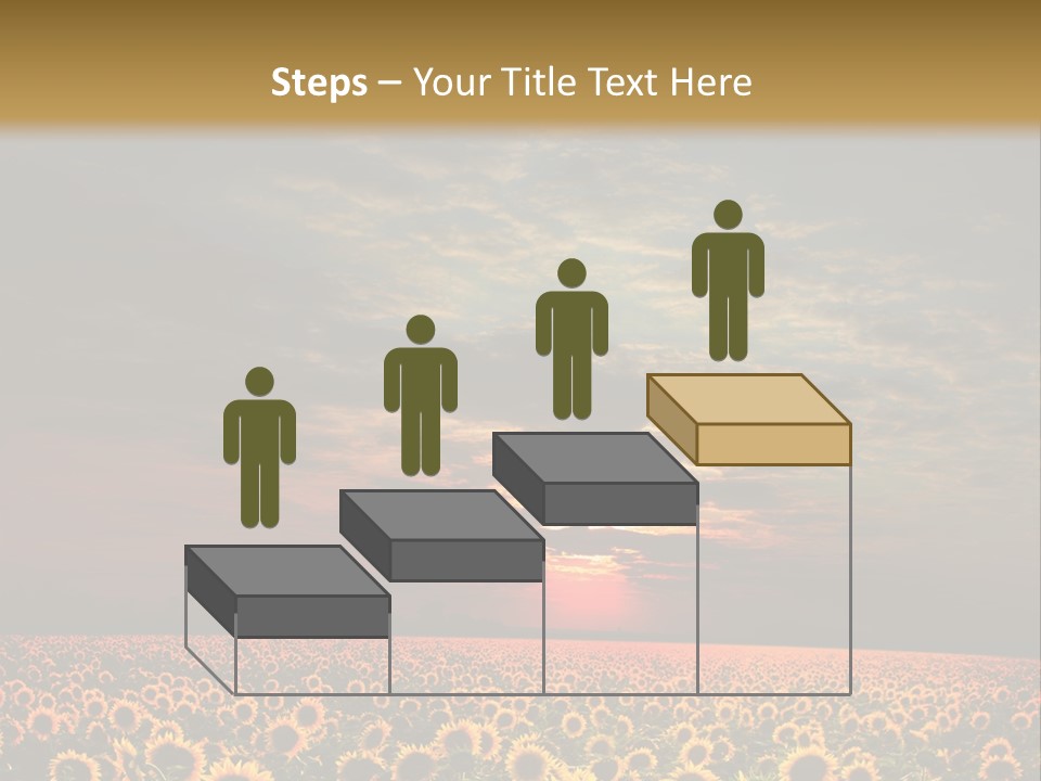 Light Dramatic Leaf PowerPoint Template