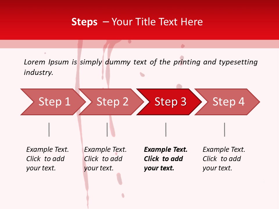 Spot Grunge Splat PowerPoint Template