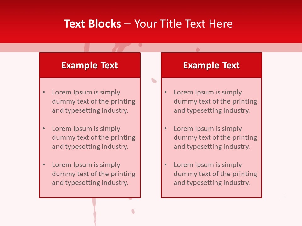Spot Grunge Splat PowerPoint Template