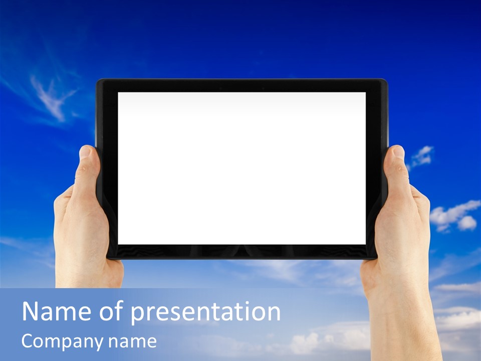 Mobility Tablet Pc Technology PowerPoint Template