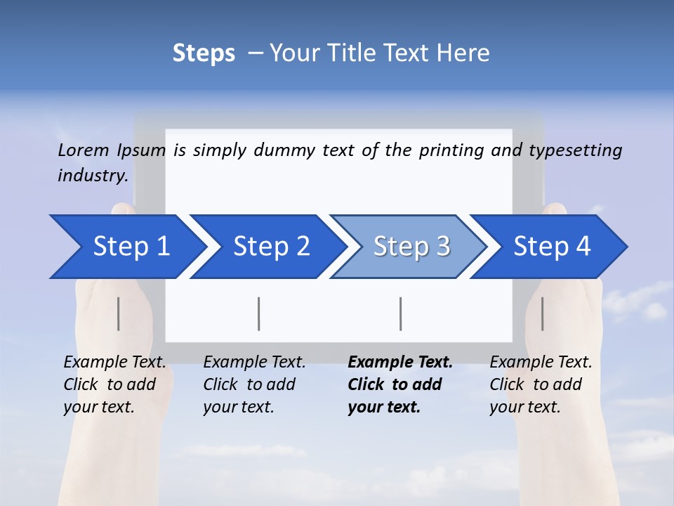 Mobility Tablet Pc Technology PowerPoint Template