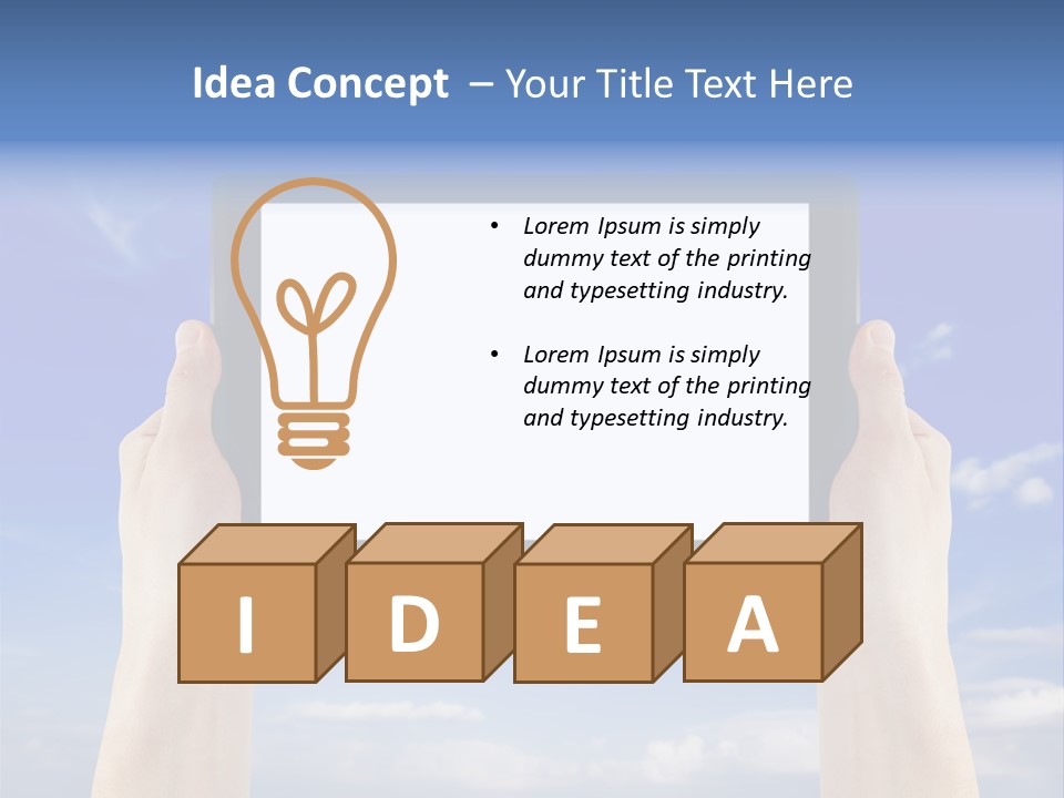 Mobility Tablet Pc Technology PowerPoint Template