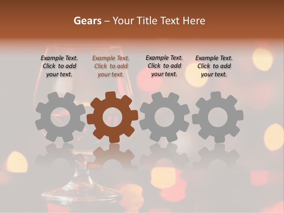 Background Lights Modern PowerPoint Template