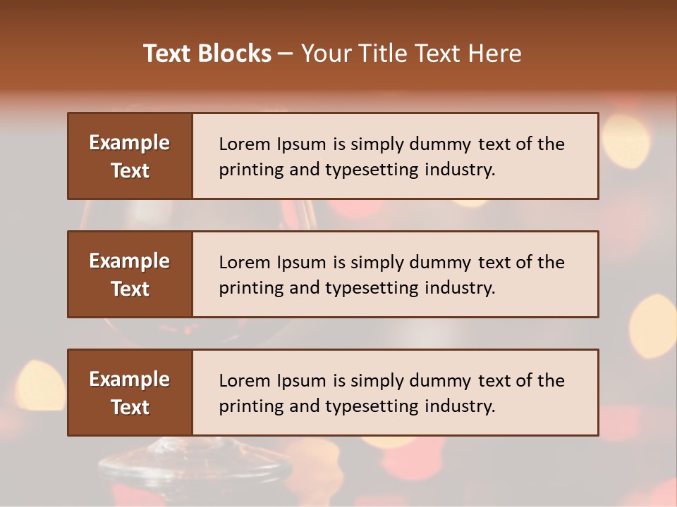 Background Lights Modern PowerPoint Template