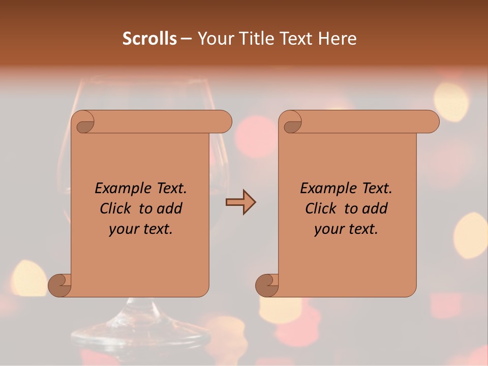 Background Lights Modern PowerPoint Template