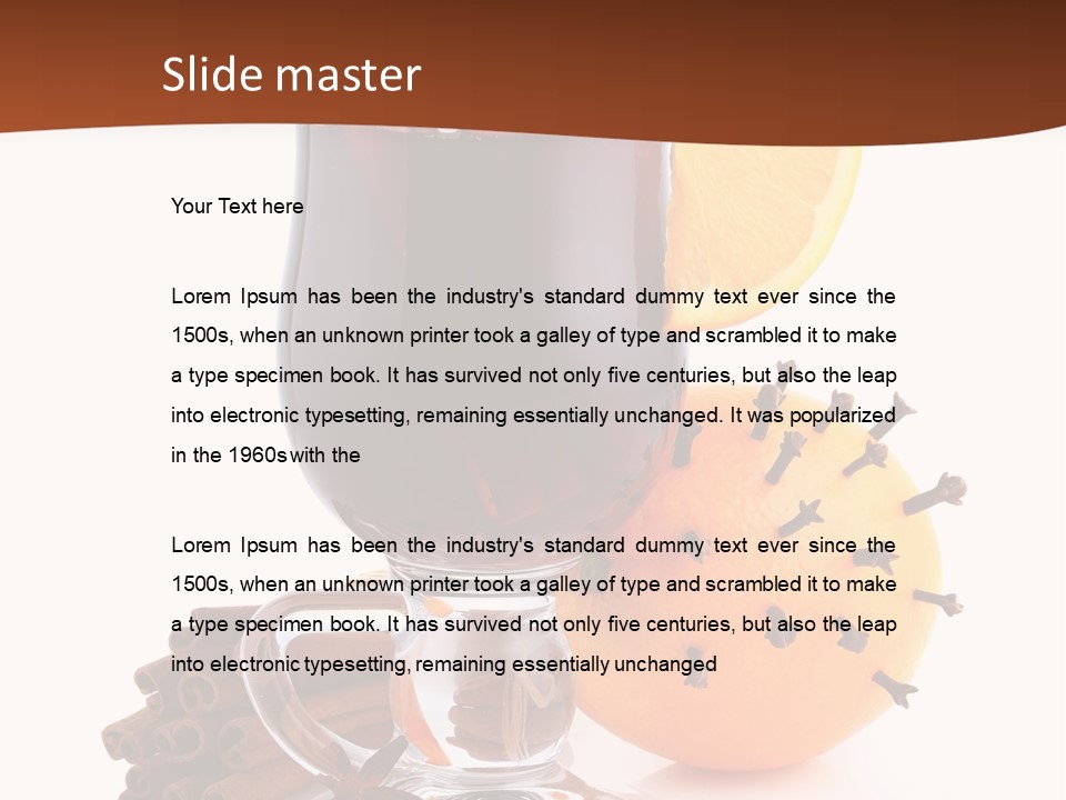 Star Isolated Herbal PowerPoint Template