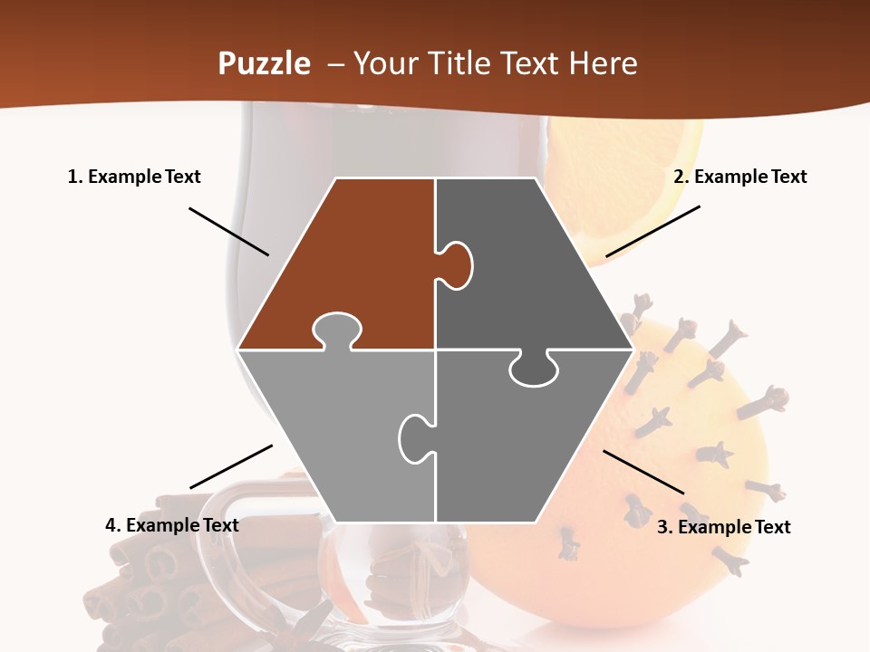 Star Isolated Herbal PowerPoint Template