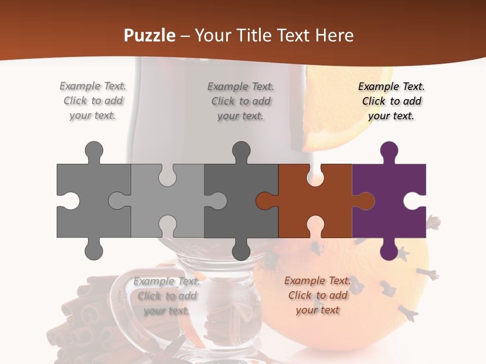 Star Isolated Herbal PowerPoint Template