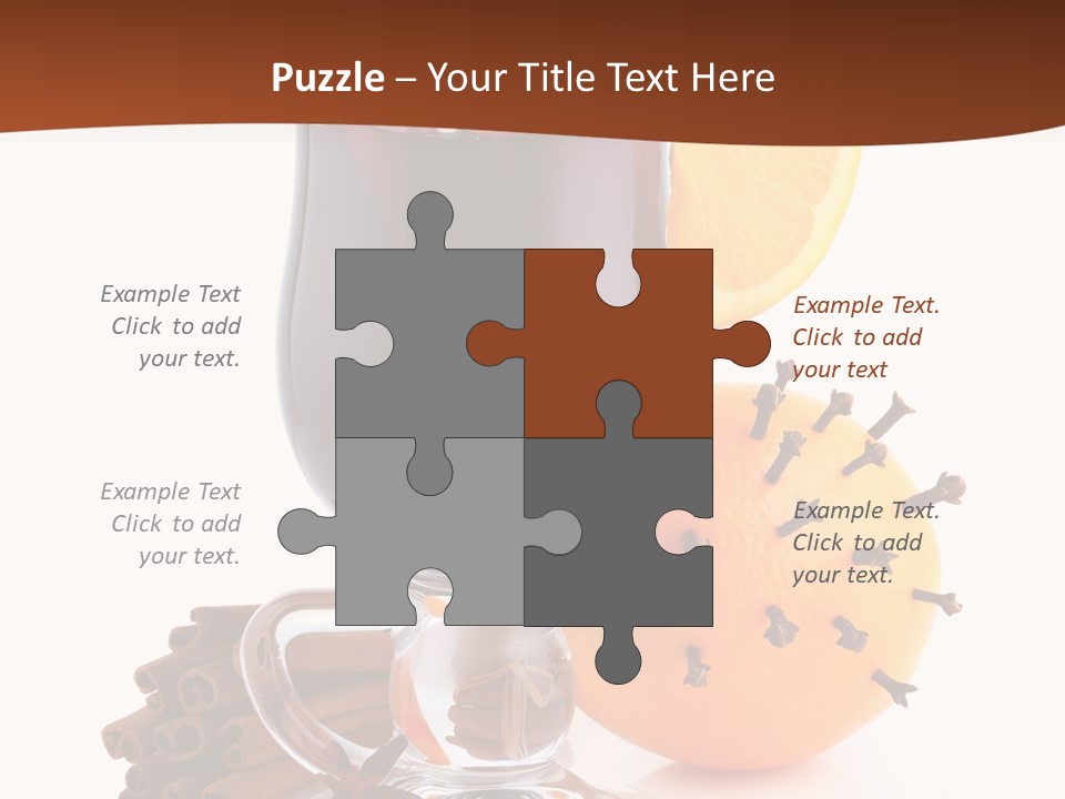 Star Isolated Herbal PowerPoint Template