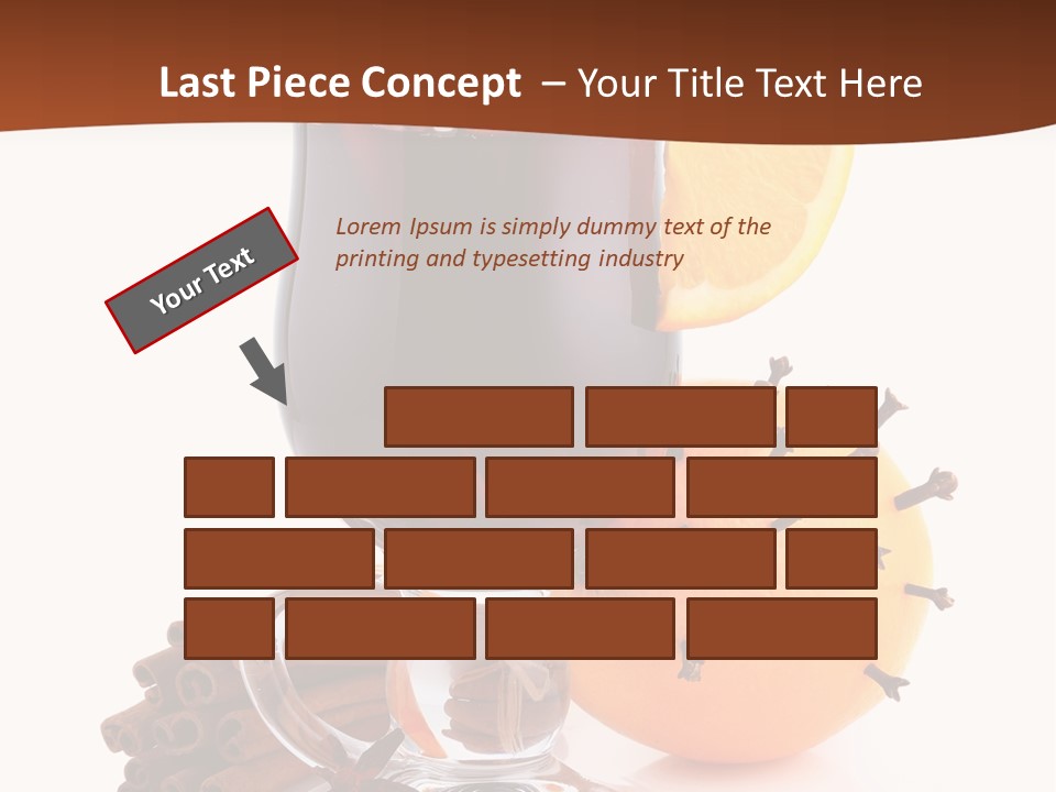 Star Isolated Herbal PowerPoint Template