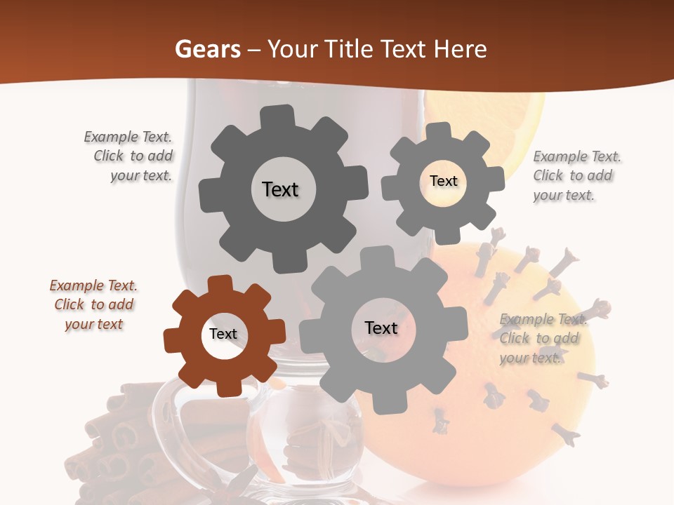 Star Isolated Herbal PowerPoint Template