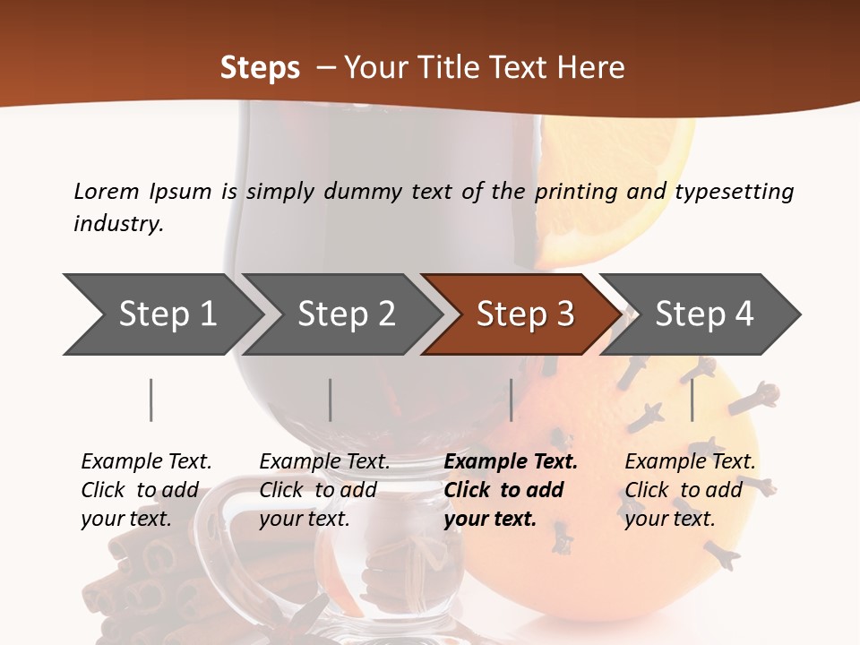 Star Isolated Herbal PowerPoint Template