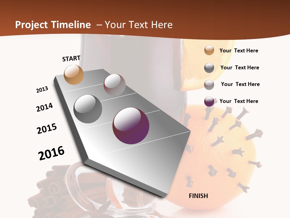 Star Isolated Herbal PowerPoint Template