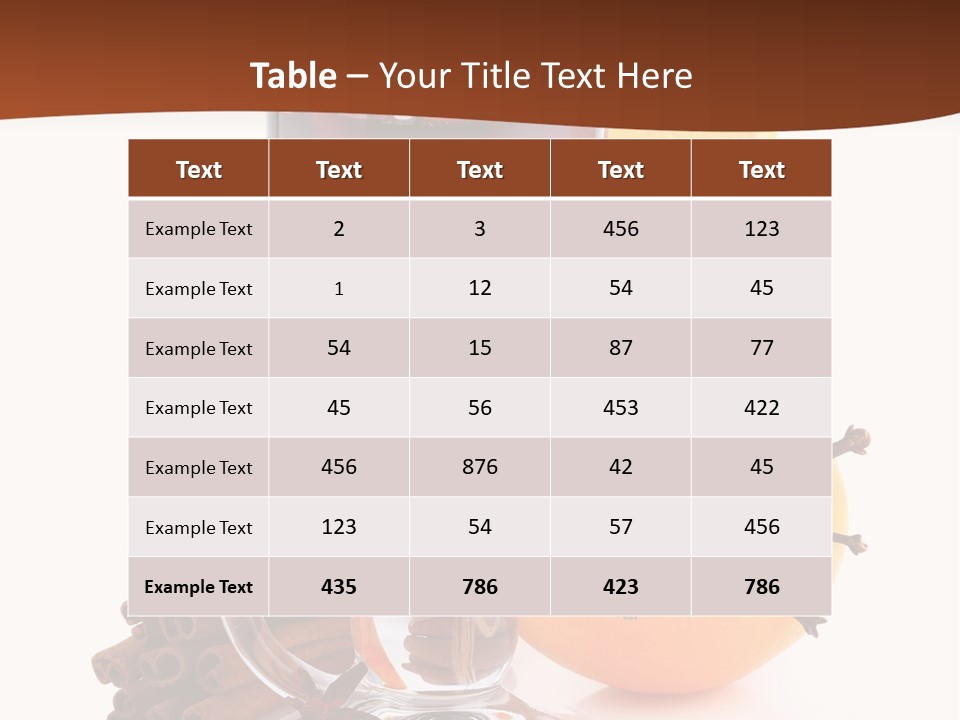 Star Isolated Herbal PowerPoint Template