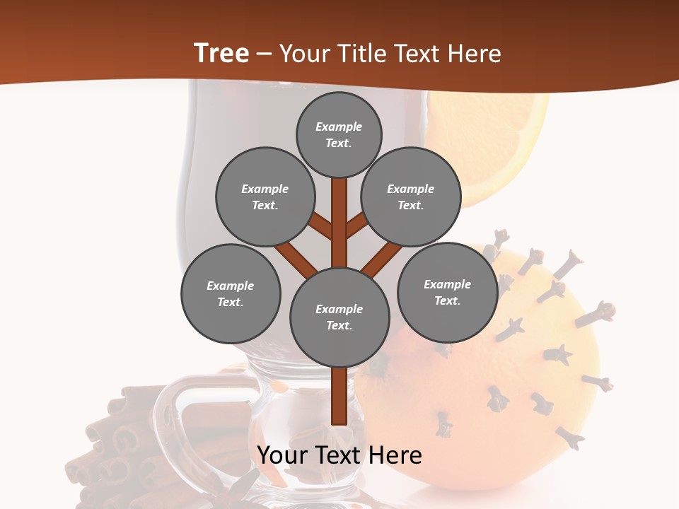 Star Isolated Herbal PowerPoint Template