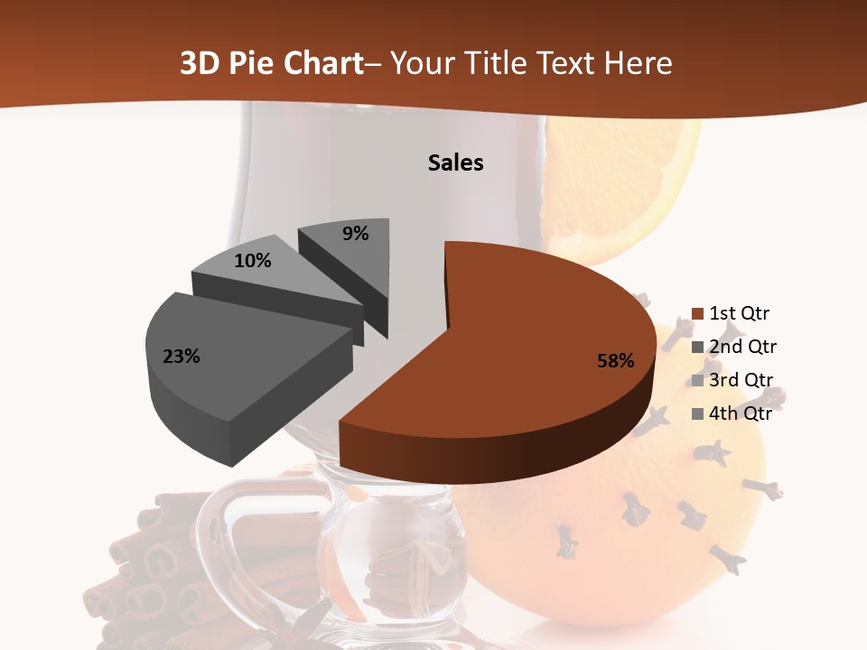 Star Isolated Herbal PowerPoint Template