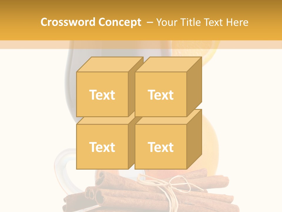 Decoration Tick Alcohol PowerPoint Template