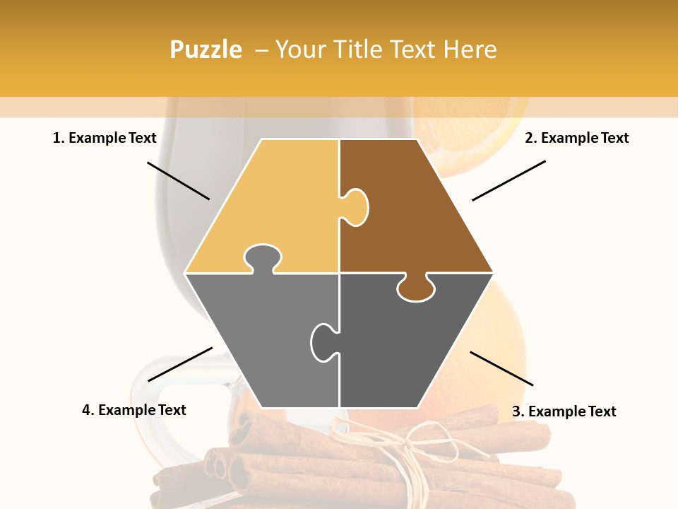 Decoration Tick Alcohol PowerPoint Template