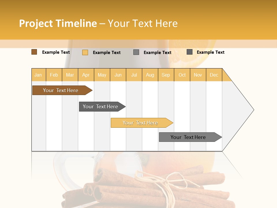 Decoration Tick Alcohol PowerPoint Template