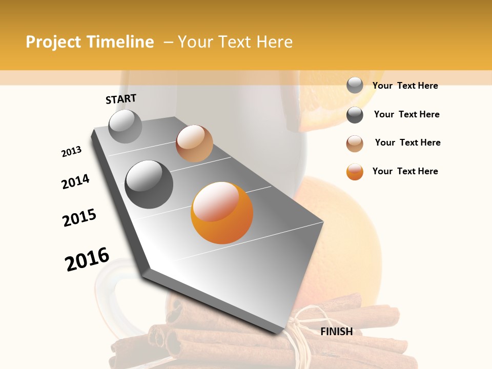 Decoration Tick Alcohol PowerPoint Template