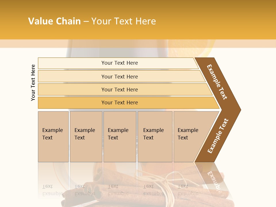 Decoration Tick Alcohol PowerPoint Template