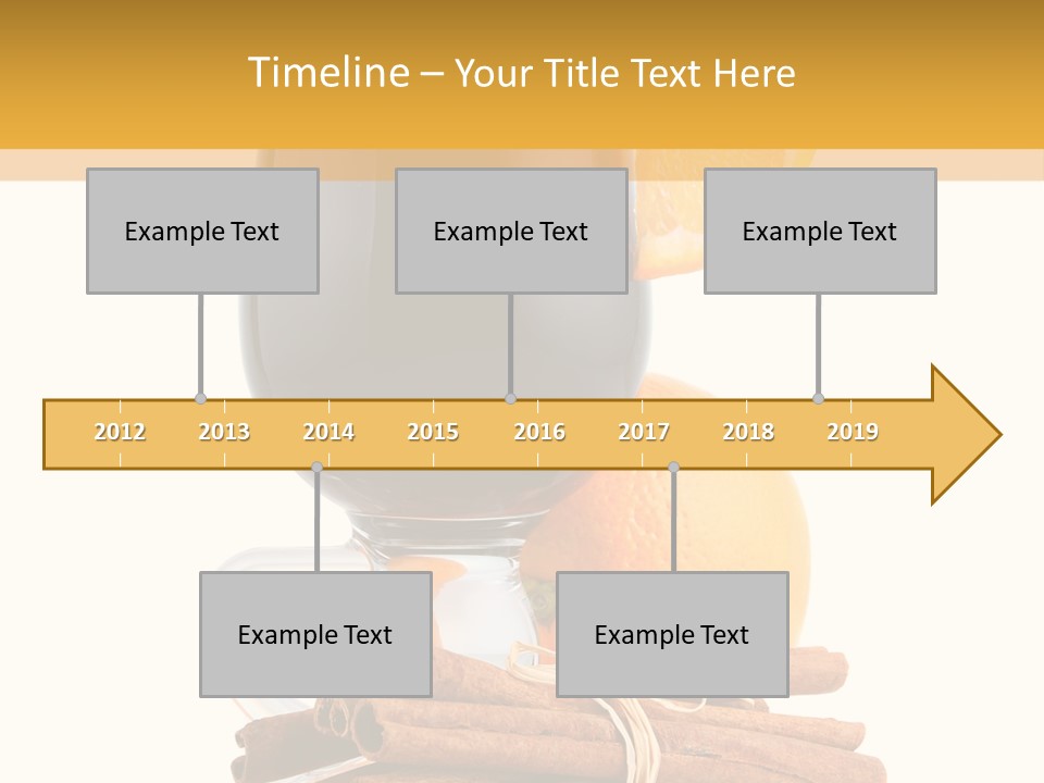 Decoration Tick Alcohol PowerPoint Template