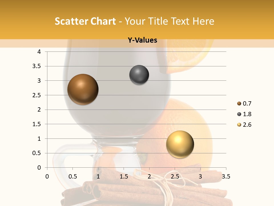 Decoration Tick Alcohol PowerPoint Template