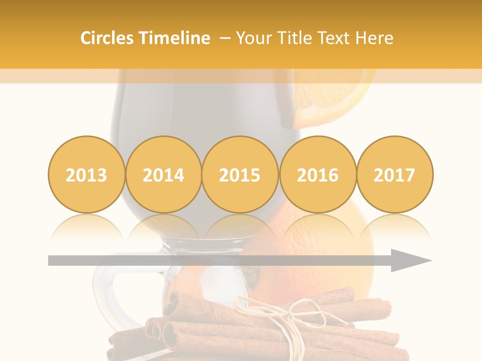 Decoration Tick Alcohol PowerPoint Template