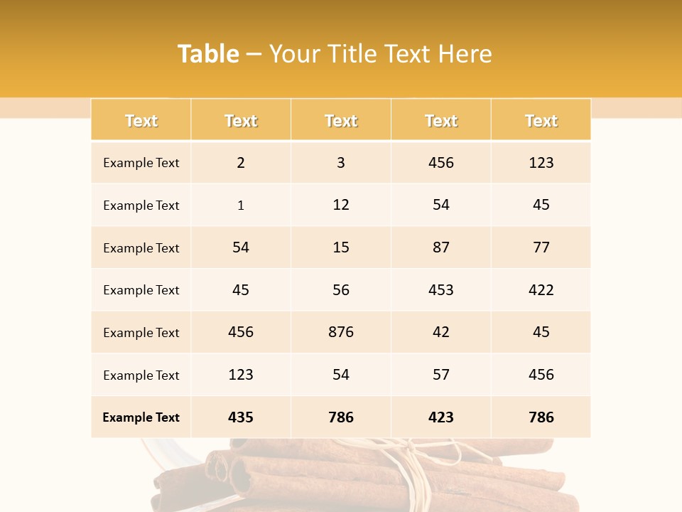 Decoration Tick Alcohol PowerPoint Template