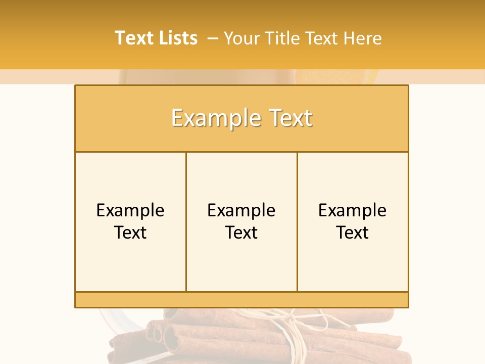 Decoration Tick Alcohol PowerPoint Template