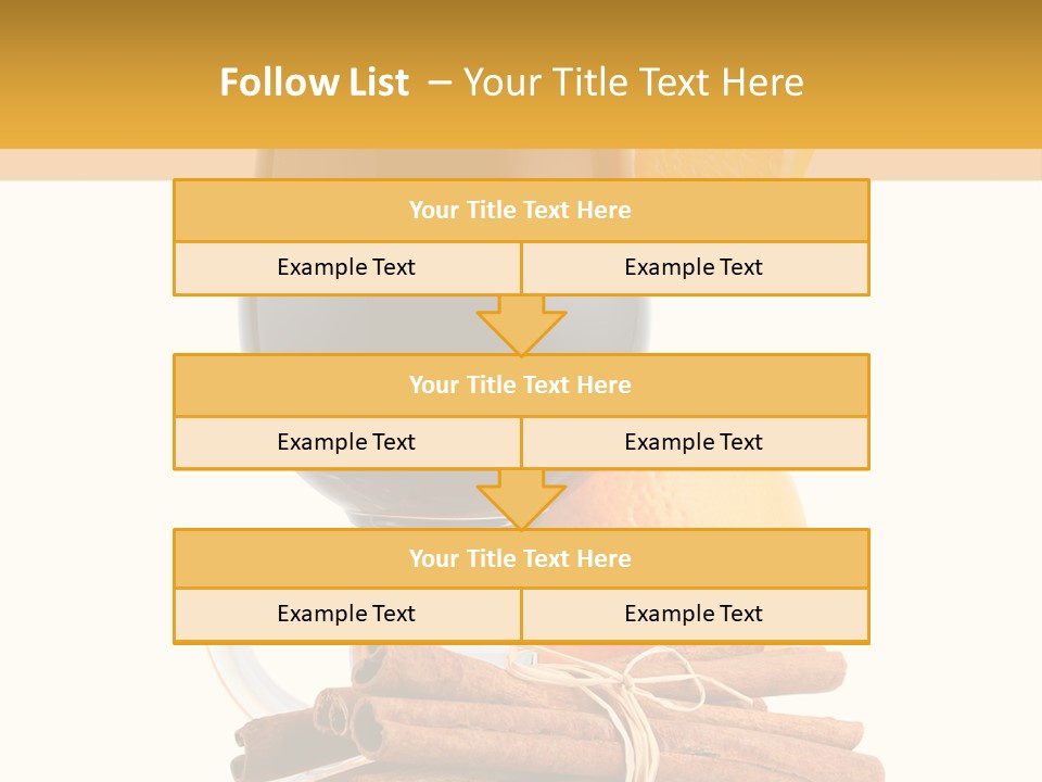 Decoration Tick Alcohol PowerPoint Template