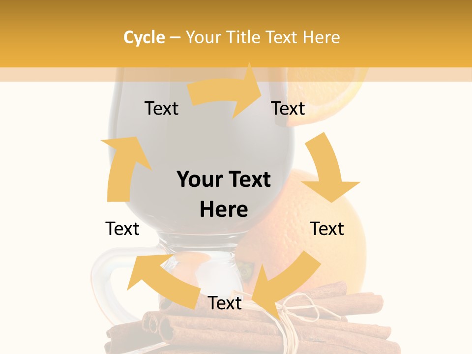 Decoration Tick Alcohol PowerPoint Template
