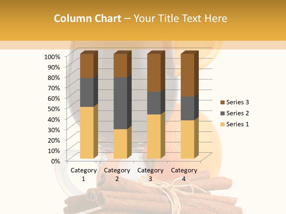 Decoration Tick Alcohol PowerPoint Template