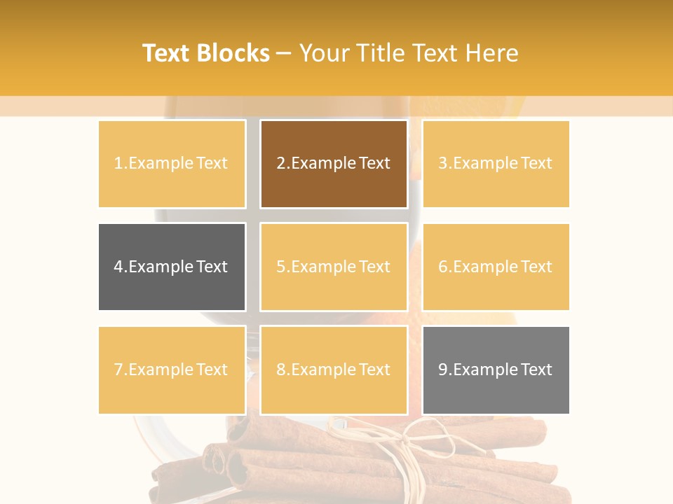 Decoration Tick Alcohol PowerPoint Template