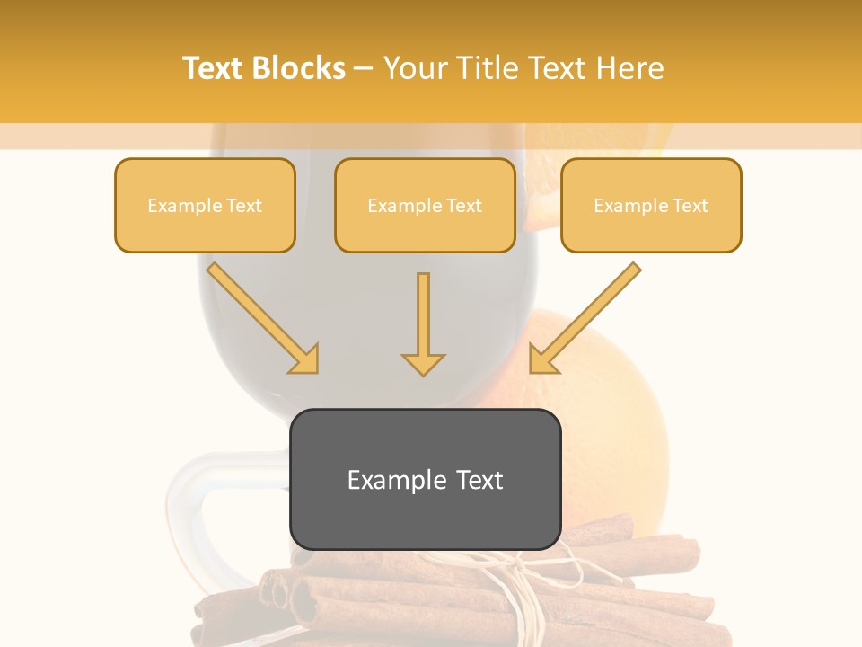 Decoration Tick Alcohol PowerPoint Template