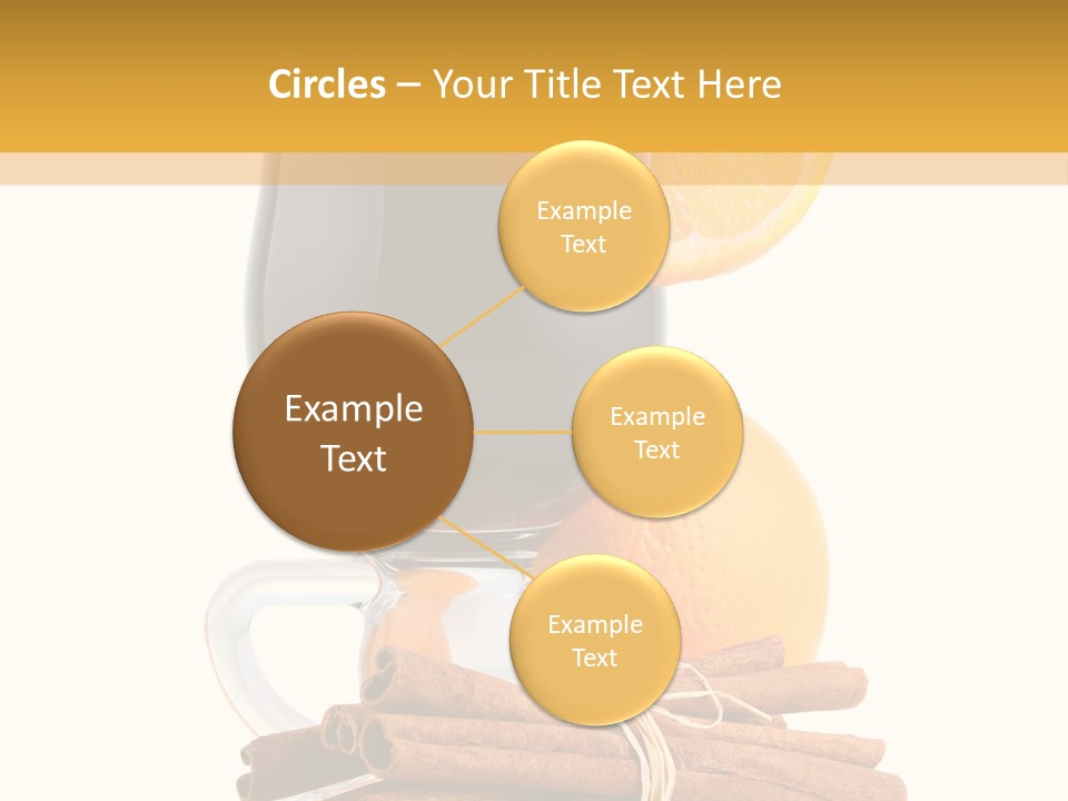 Decoration Tick Alcohol PowerPoint Template