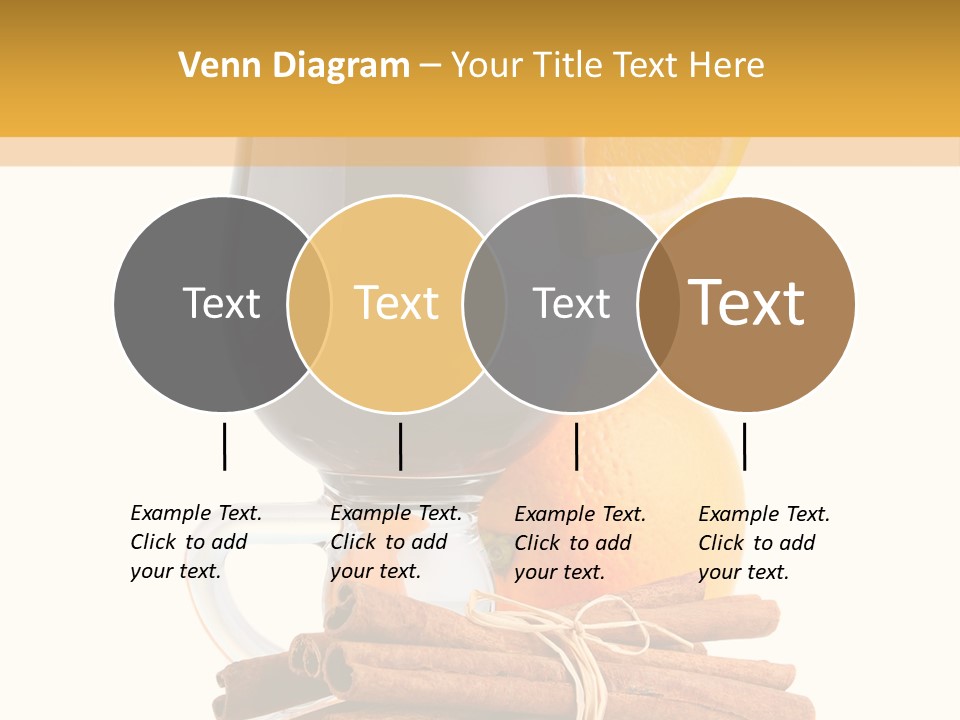 Decoration Tick Alcohol PowerPoint Template