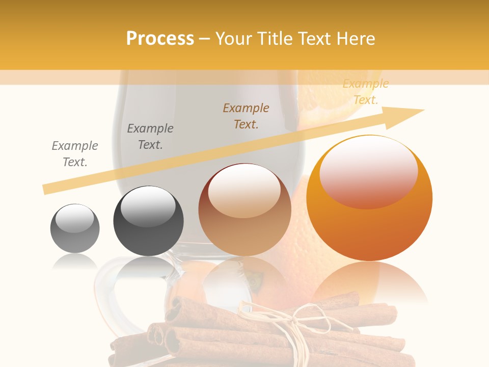 Decoration Tick Alcohol PowerPoint Template