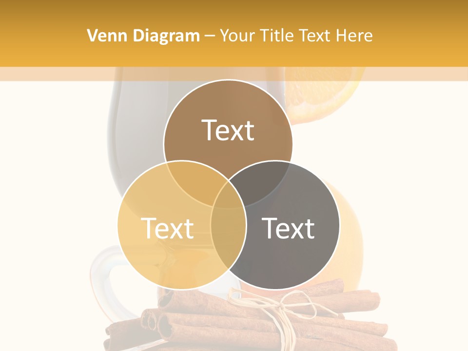 Decoration Tick Alcohol PowerPoint Template