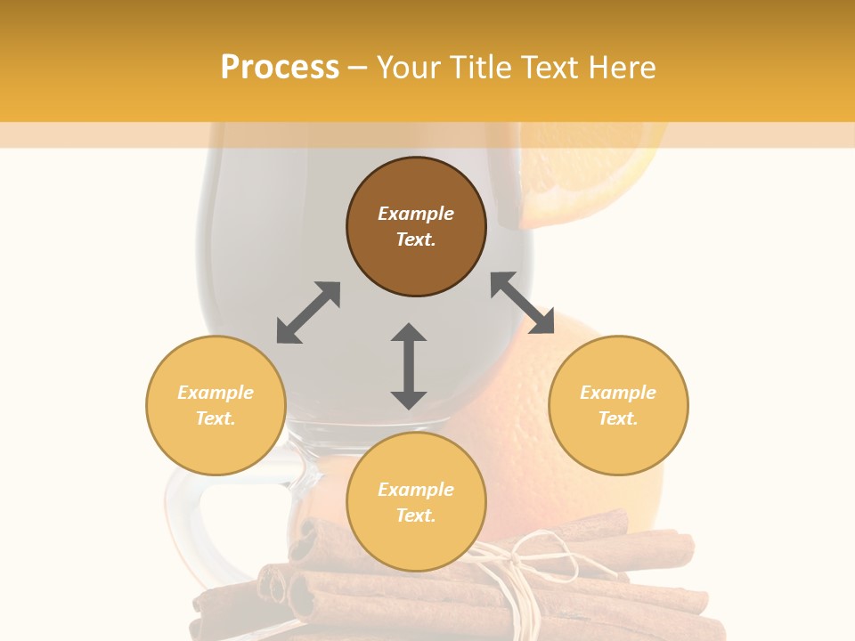 Decoration Tick Alcohol PowerPoint Template