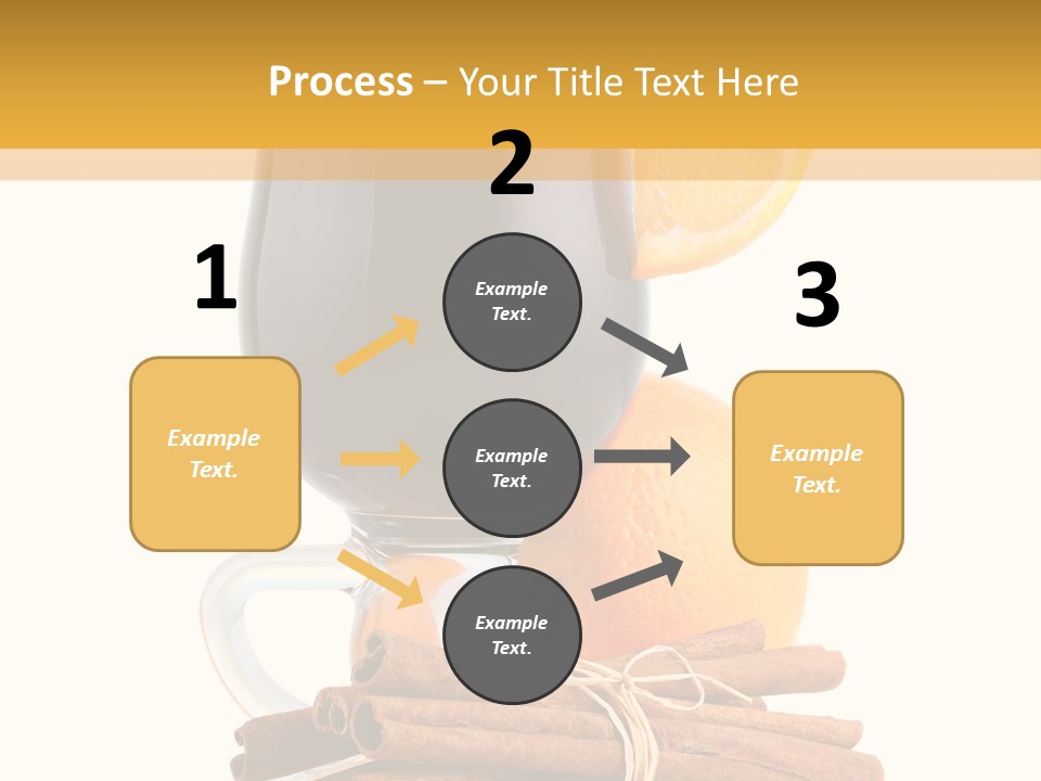 Decoration Tick Alcohol PowerPoint Template