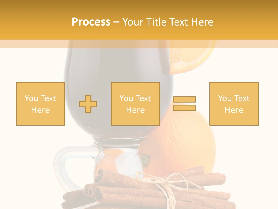 Decoration Tick Alcohol PowerPoint Template