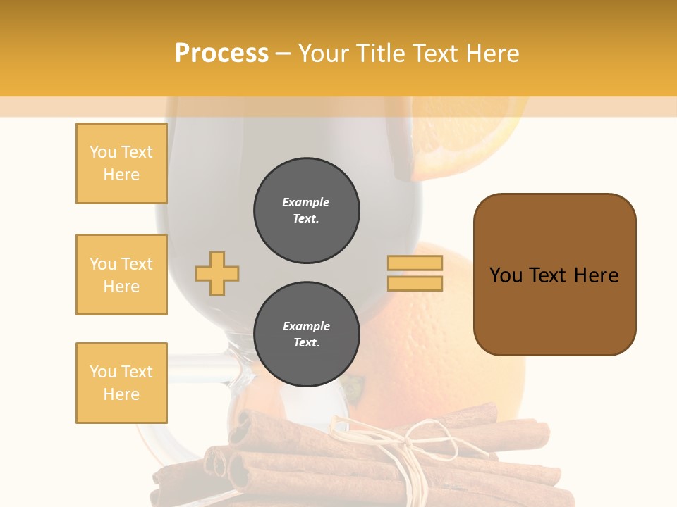 Decoration Tick Alcohol PowerPoint Template