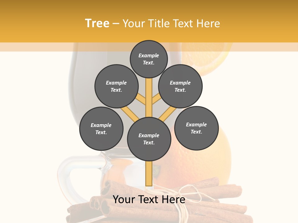 Decoration Tick Alcohol PowerPoint Template