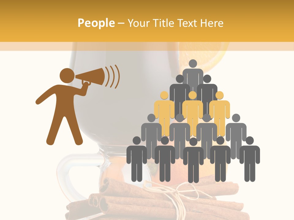 Decoration Tick Alcohol PowerPoint Template