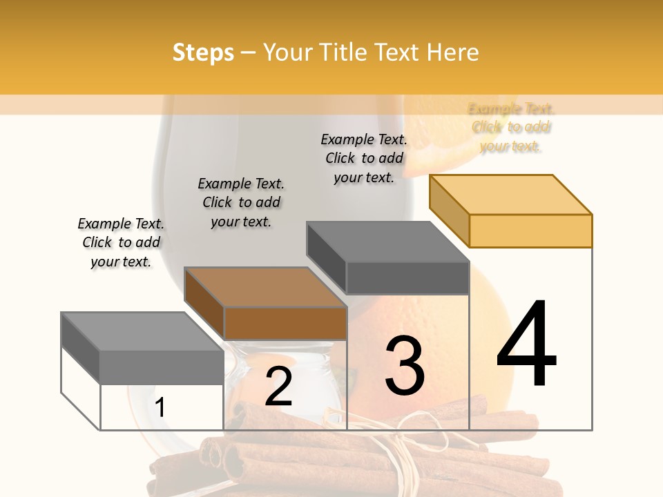 Decoration Tick Alcohol PowerPoint Template