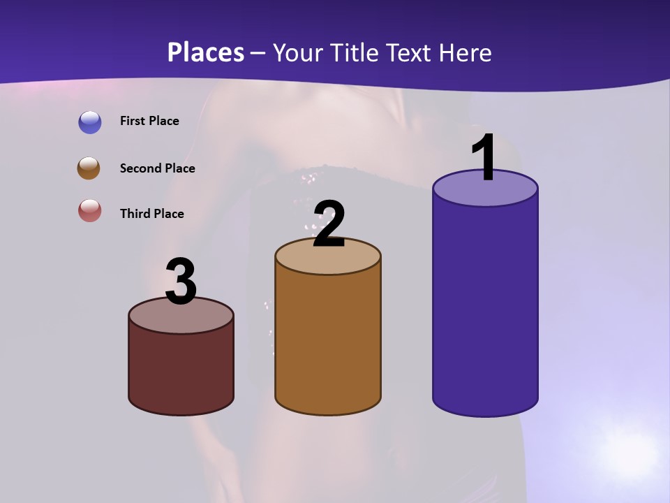 Nightlife Blue Di Coball PowerPoint Template