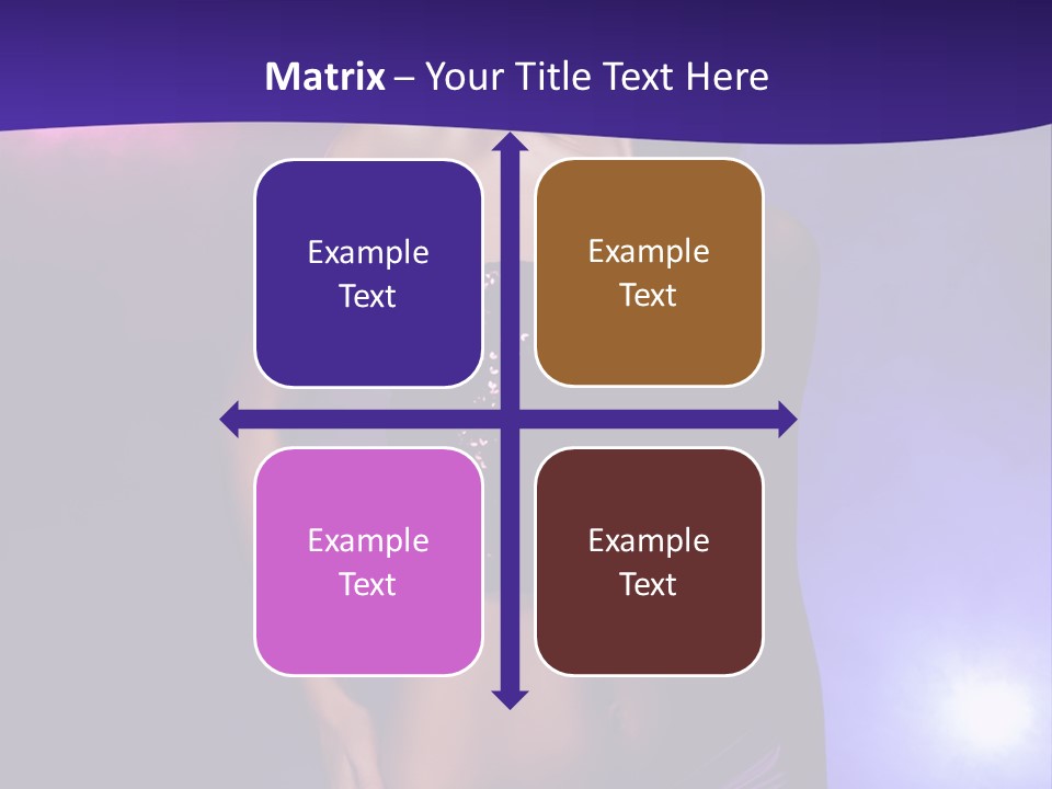 Nightlife Blue Di Coball PowerPoint Template